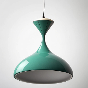 ceiling lamp inspired  algae in mix of minimalistic and bauhaus style 