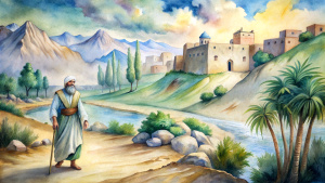 In the Bible, in ancient times, Elijah the Tishbite walked to the city of Zarephath