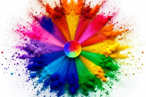 Holi Colorful background