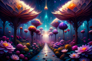 Picture a journey through a garden of cosmic flowers, each bloom representing a different dimension and offering unique challenges to the intrepid traveler