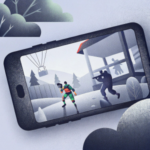 High-definition screenshot from Fortnite Battle Royale, featuring a dynamic gameplay scene with colorful characters in action. Vibrant background showcasing the game's immersive environment.