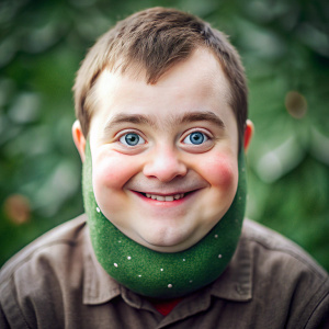 Make it have down syndrome