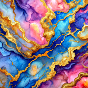 pink blue gold marble
 wallpaper pattern, relief



