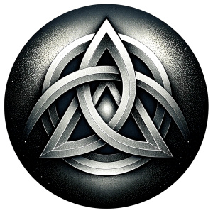 nordic symbol Odins-Knoten oder das Valknut Symbol