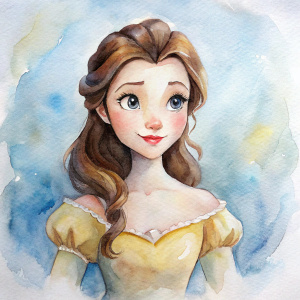 Princesa Bela cute disney