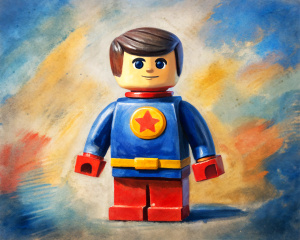 my hero lego retro vintage