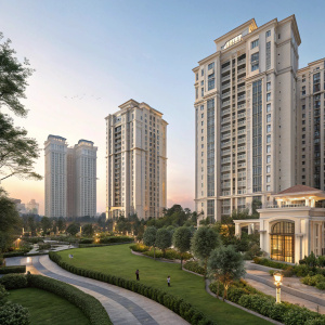 Luxury apartment complex NoRills Deal in DLF Capital Greens, Modinagar, Delhi.