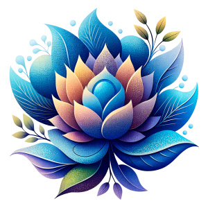 
logo in vector format:Artistic logo combining floral elements with brush strokes, representing the artistic touch and creativity involved in floral design.