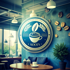 By SEON, take away coffee logo