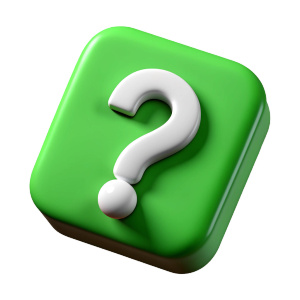 white success mark on green square background icon, matte effect