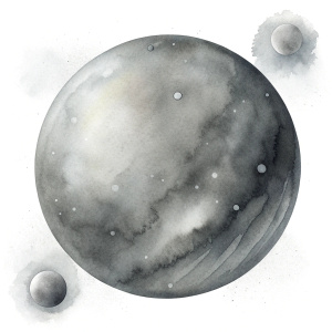 gray colors only Planets against the backdrop of zodiac signs