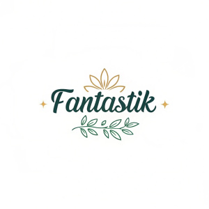 Brand Fantastik logo, simple and sleek design.