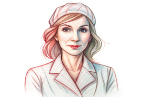 Illustrate women from different professions