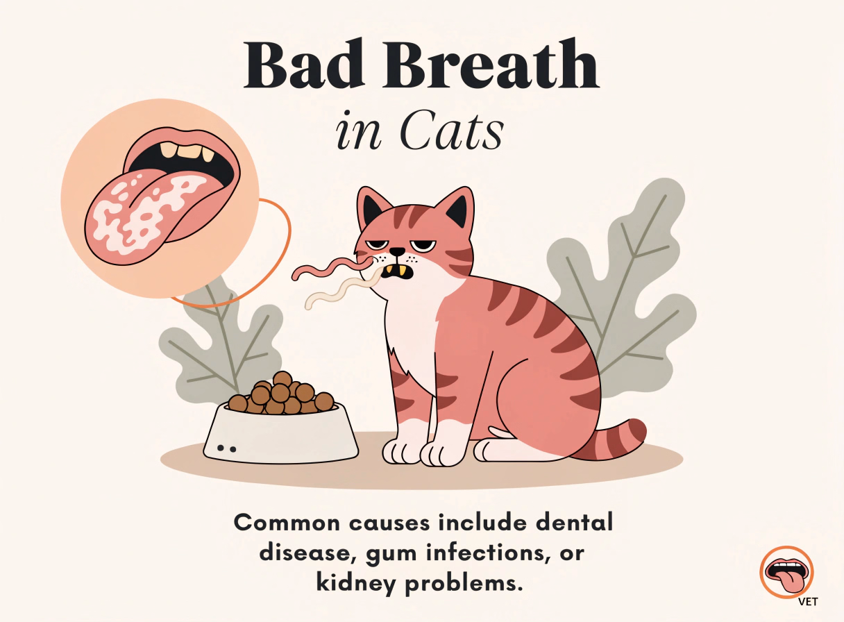 
bad breath in cats