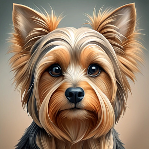 drawing a Yorkshire terrier is fabulous