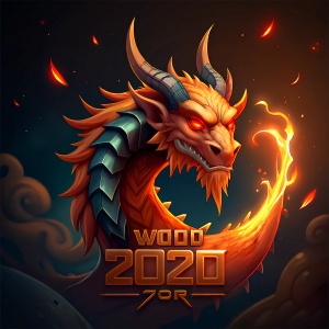 The year of the wood dragon, comic effect, dynamic and aesthetic, 3D color effects, edgy and modern ((Comic-Style)), trending on artstation