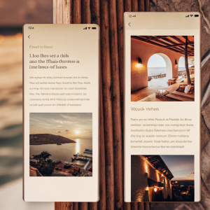 Curated travel website showcasing Mykonos and Cavo Tago. Stunning images and engaging text blend seamlessly.