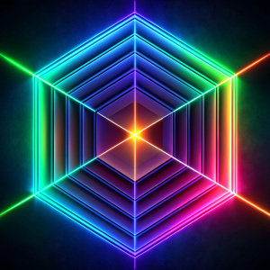 neon LINES colours