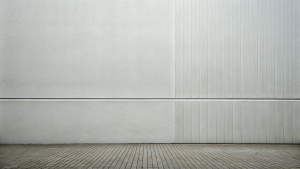 Minimalist Wall, perfect lines, crude