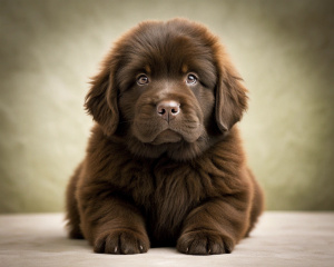 Cute baby Newfoundland