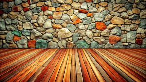 stone wall hight - high-definition - brown and black wood wall- old nature stone grey background 