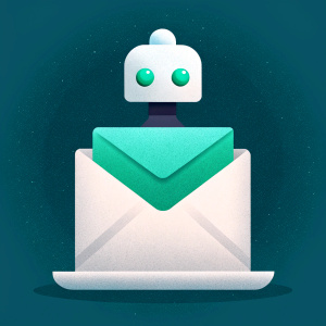 Newsletter about AI laptop