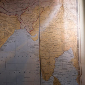 Historical map showcasing British Malaya and Singapore in the late 19th century, highlighting the boundaries of protected states and British territories.