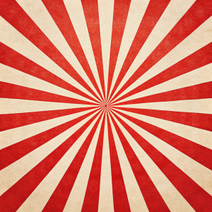 BACKGROUND red and off white radial  STRIPES VECTOR simple repeat colors even