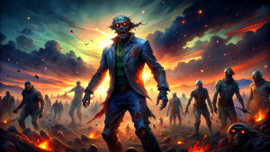 Zombies won against humans, now the world belongs to zombies