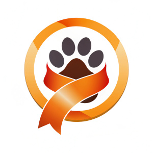 Logo de un campaña abrigando animales con  la pata de una mascota (perro, gato, etc.).
La pata debe estar  con una bufanda como si le abrigara.
La imagen debe transmitir sensibilidad, ternura, amor y cariño.
Los colores deben ser con tono naranja.
Se puede incluir el nombre de la campaña en la imagen 