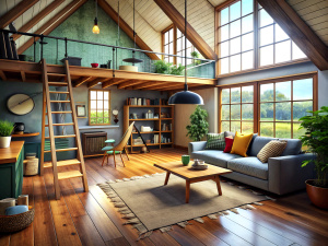 loft-style room