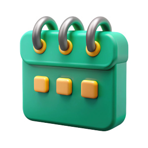Calendar, icon minimalism