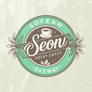 SEON written take away coffee logo