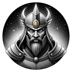 Heimdall The Bifröst's bridge keeper 2d pattern tattoo

