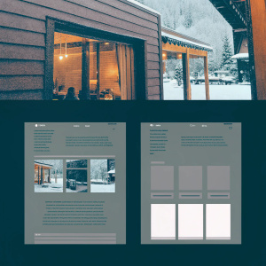 Website snapshot for Terigo Cafe, a cherished local spot in Park City, Utah, celebrating 22 years of service. Rustic design with earthy tones. Key sections include cafe's exterior, details about its features, and a comprehensive overview highlighting its offerings.