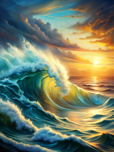 wave on the sea