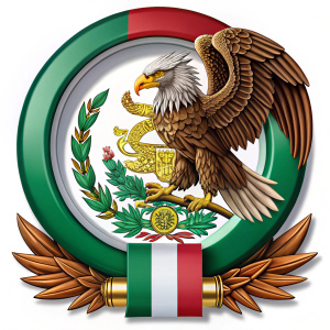 Aguila mexicana, ejército ,bandera mexicana,letra O