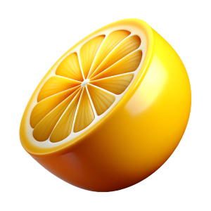 half lemon