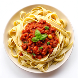 pasta with bolognese sauce