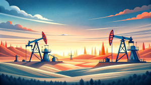 the oil field