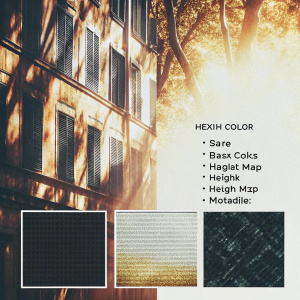 Detailed description: Staccato C2 texture set featuring base color map, height map, and metallic map.