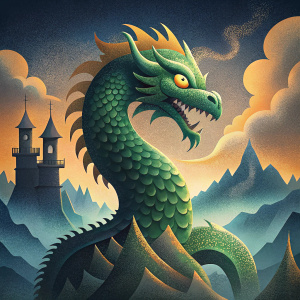 "Smok Wawelski's Roar: The Mighty Dragon of Wawel Hill"

