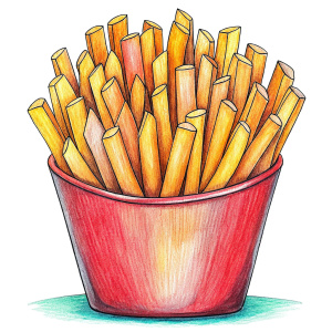 Fries before guys