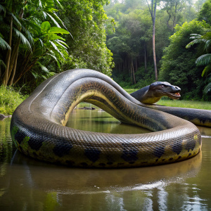huge titanoboa