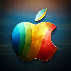 Make an apple logo like apple