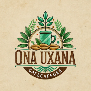 Crear logo cafe  una oaxaqueña