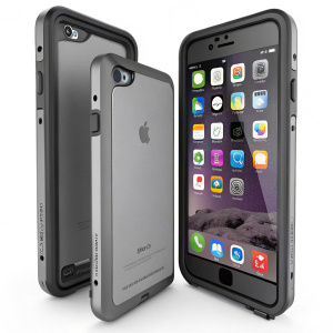 Custom iPhone 6 Plus Catalyst Case in sleek gray and black hues. Offers robust protection for your device. Available in vibrant colors, this case is designed to fit your iPhone 6 Plus perfectly.