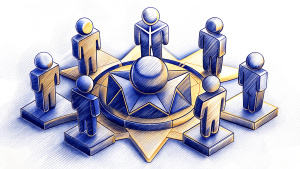 People Power, Synergy of Strategic goals, Thinking and Business Systems, Sketch format