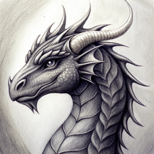 black dragon icon for videogame