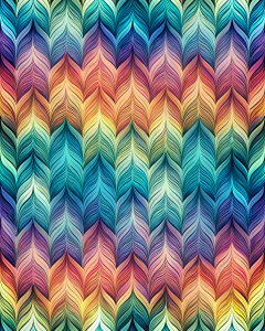 a captivating seamless pattern design that seamlessly transitions through a spectrum of gradient colors. Your design should evoke a sense of fluidity and harmony, drawing the viewer's eye with its smooth transitions and vibrant hues. Consider the application of the pattern, ensuring it can be tiled seamlessly to cover various surfaces such as wallpapers, fabrics, or digital backgrounds. Aim for a design that is visually striking yet versatile enough to complement a wide range of contexts, from m